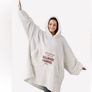 Hallmark Channel Oversized Hoodie Blanket Hooded Sweatshirt